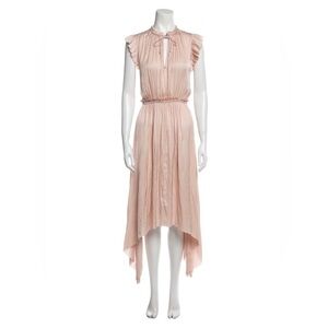 ULLA JOHNSON Senna Dress Color Peony Size 8